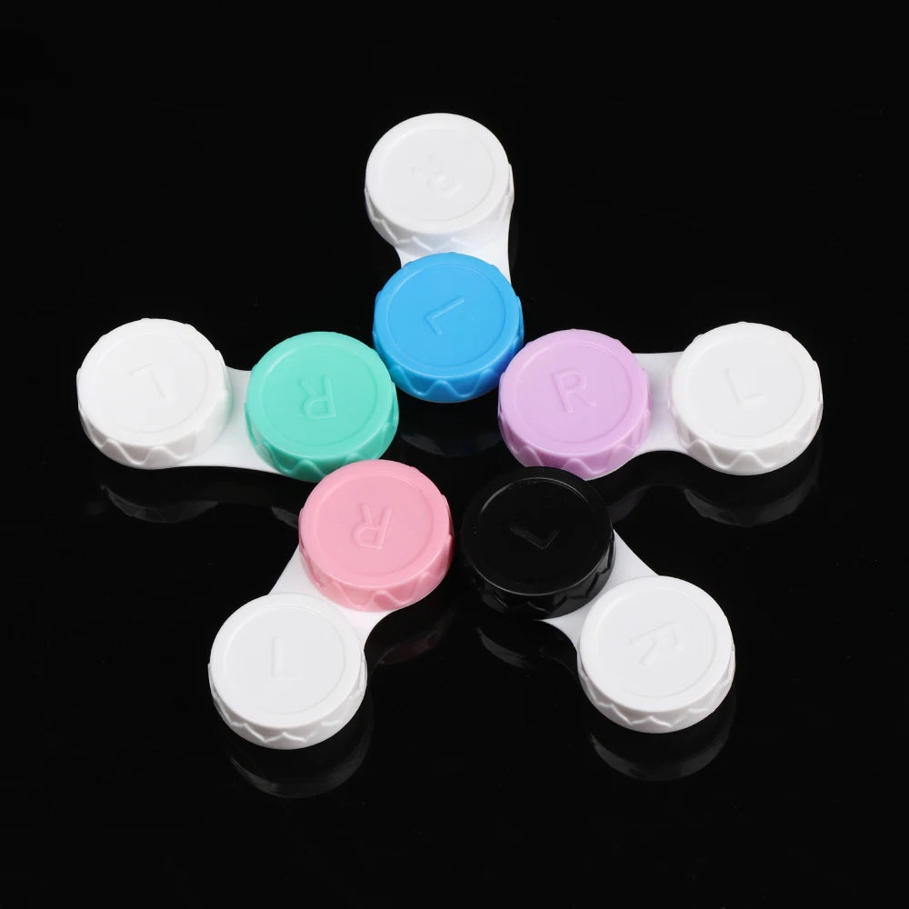 20 PCS Glasses Cosmetic Contact Lenses Box Contact Lens Case for Eyes travel Kit Holder Container Travel Accessaries Wholesale