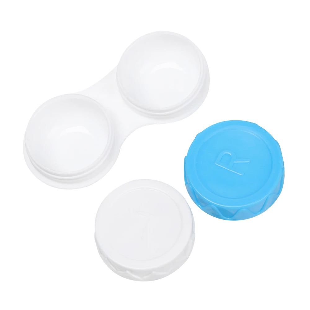 20 PCS Glasses Cosmetic Contact Lenses Box Contact Lens Case for Eyes travel Kit Holder Container Travel Accessaries Wholesale