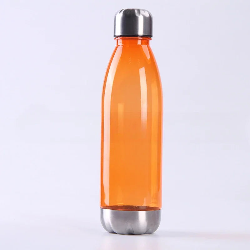 2024 Hydro Flask Creative Plastic 500ml Coke Bottle Cup 700ml Stainless Steel Lid Steel Bottom Bowling Sports Water Bottle