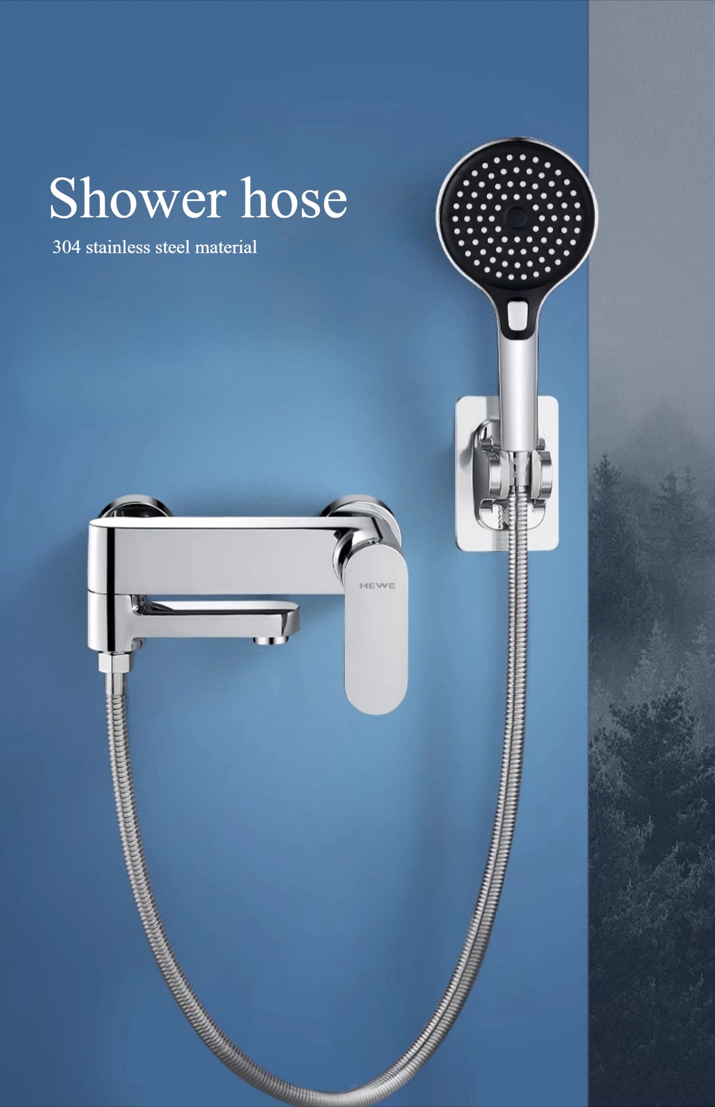 Bathroom accessories, shower hose, explosion-proof hot and cold water universal