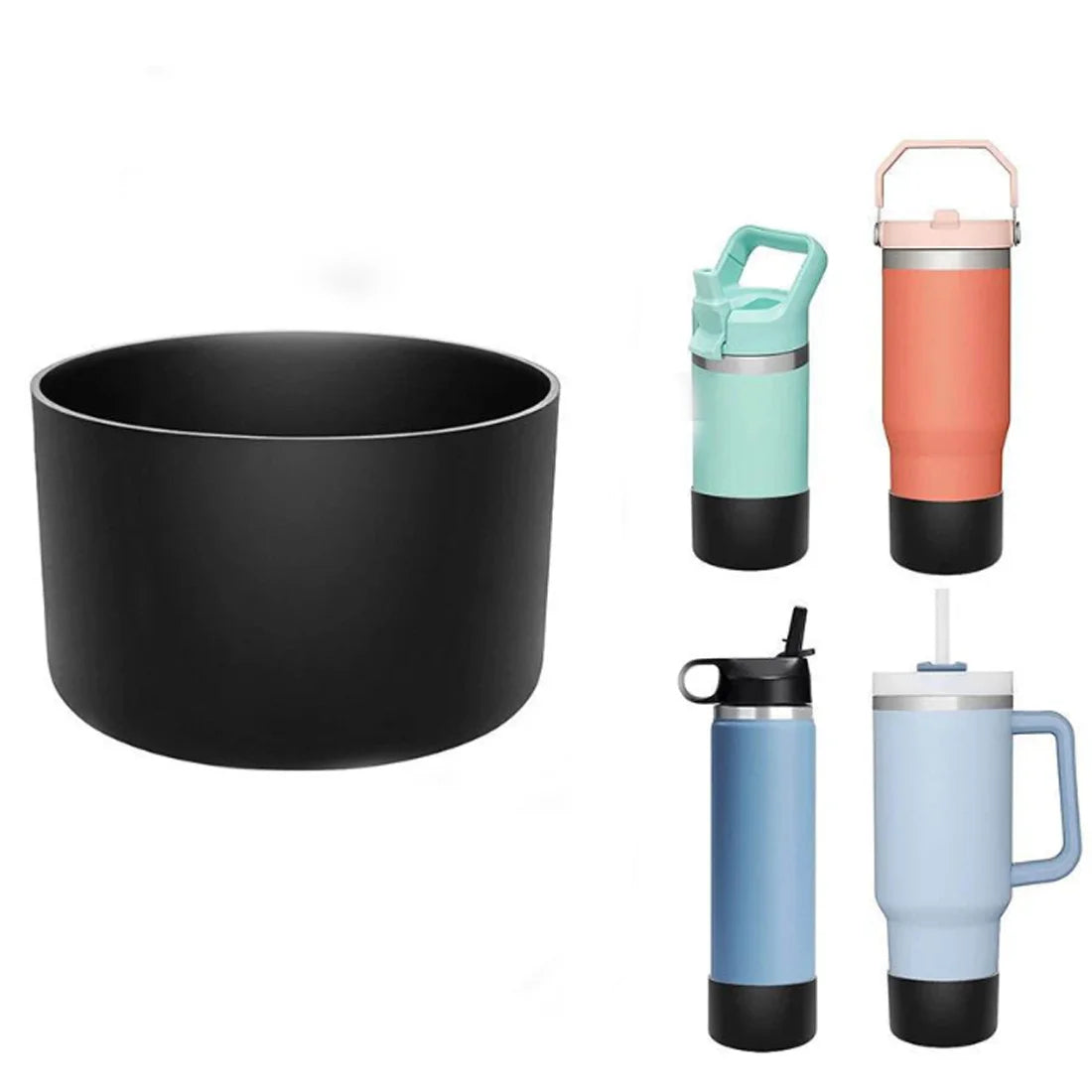 7.5cm Silicone Boot Bottom Sleeve Cover for Stanley 40oz Tumbler Quencher Adventure and Ice Flow Flip 30 Oz 20 Oz Water Bottle