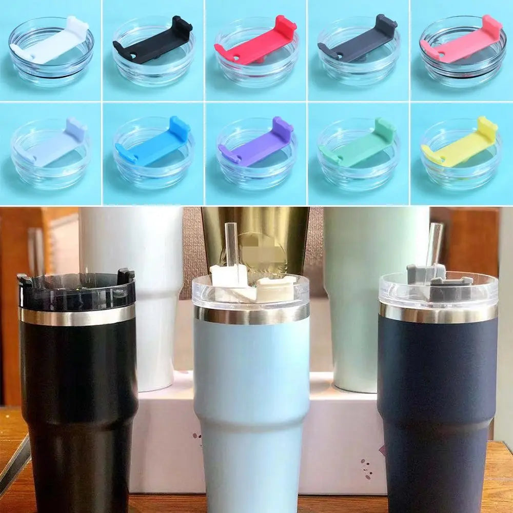 1Pcs Themos Bottle Cover Multicolor Replacement Cup Cap Splash Spill Proof 20/30oz 591/890ml Plastic Lids for Stanley 20/30oz