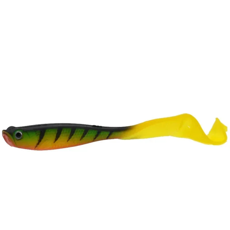 Fishing Lure 125mm 5.5g Swimbait Shad T-Tail Soft Bait Artificial Silicone Lures Bass Pike Wobblers Fishing Jigging Tools