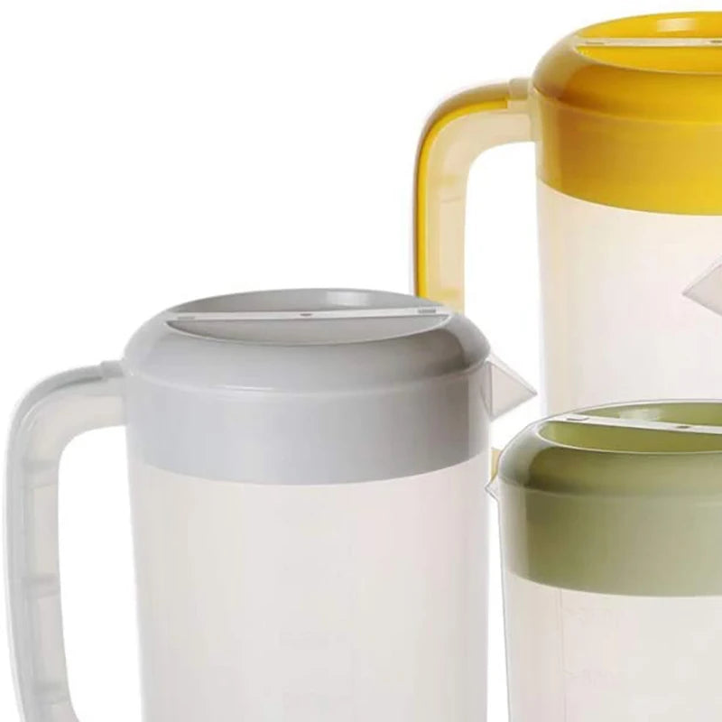 Plastic Kettle With Handle, Used For Hot And Cold Water, Iced Tea And Fruit Drinks, 2.5L