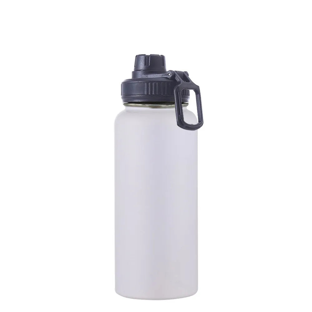 Hydroes Stainless Steel Water Bottle with Straw Lid - 18oz, 32oz, 40oz, Vacuum Insulated Flask for Sports & Outdoors | 2L Capacity