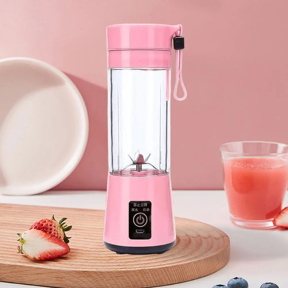 400ml Smoothies Mixer Machine with 6 Blades Mini Electric Juicer Multifunctional Vegetable Juicer Blender for Home Office Travel