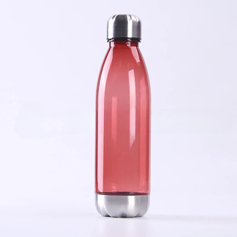 2024 Hydro Flask Creative Plastic 500ml Coke Bottle Cup 700ml Stainless Steel Lid Steel Bottom Bowling Sports Water Bottle