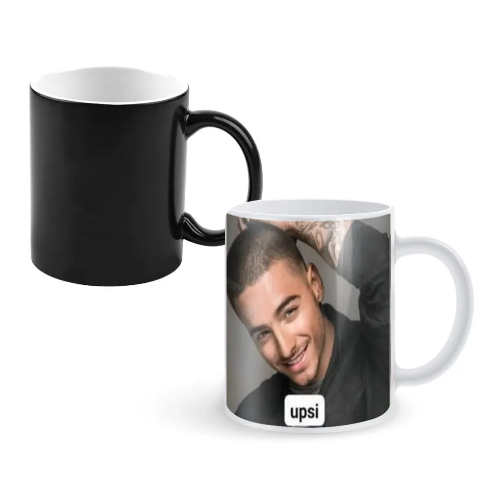 Maluma Magic Hot Cold Heat Temperature Sensitive Color-Changing Coffee Tea Milk Mug Cup