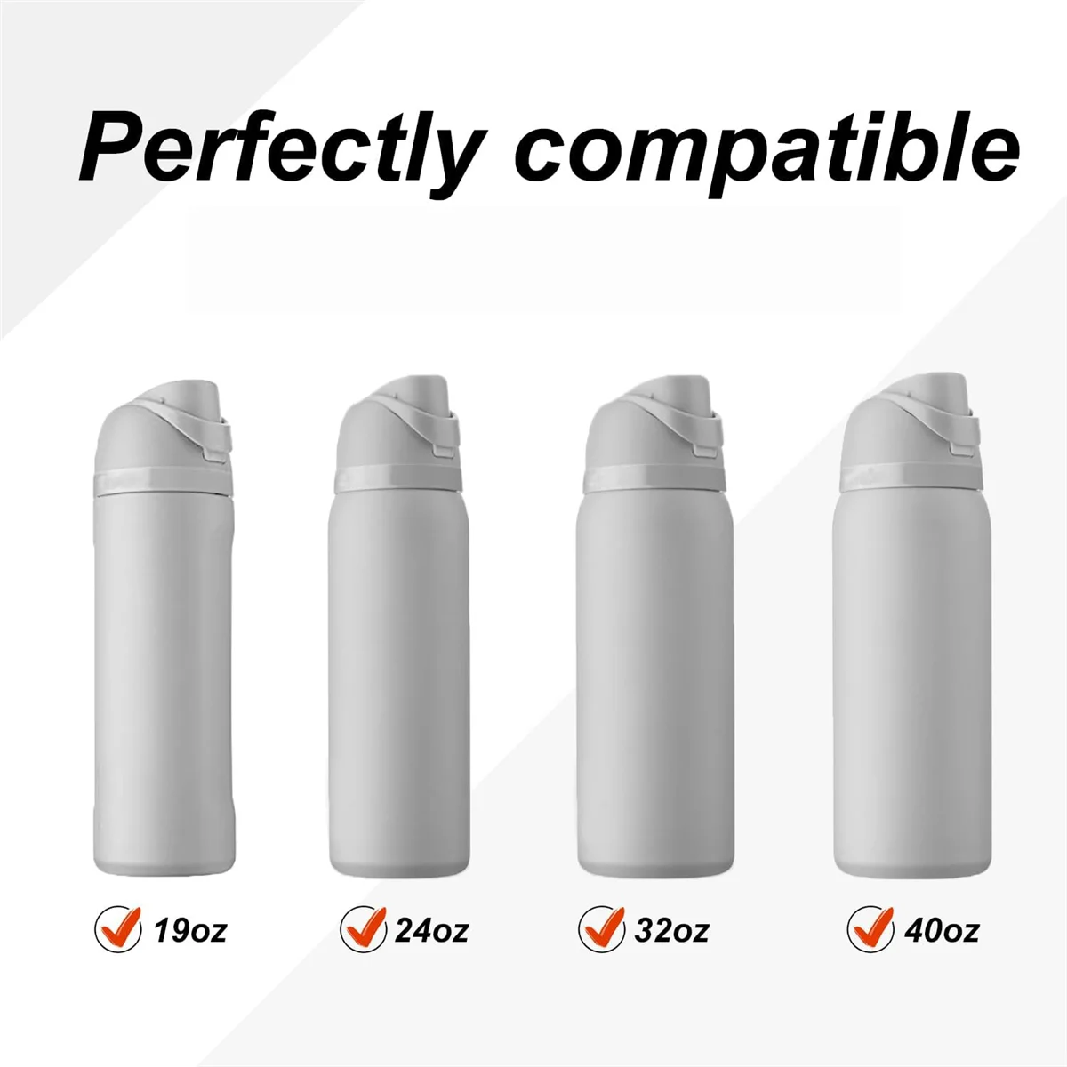 4Pcs Replacement Stopper for Owala FreeSip 24Oz 32Oz, Water Bottle Top Lid Replacement Parts