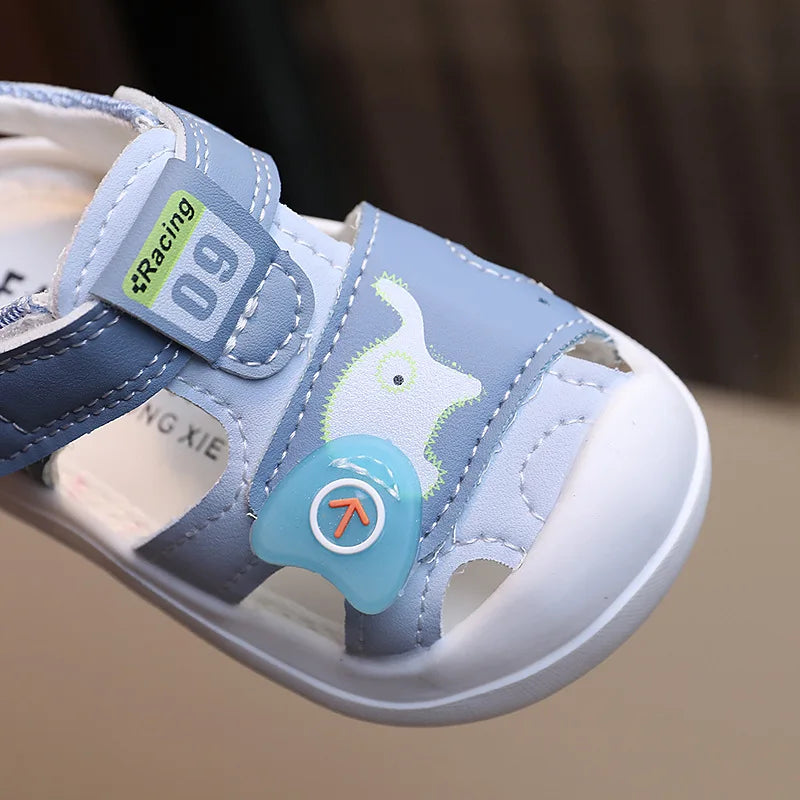 2014Summer New Baby Soft Bottom Toddler Shoes Boys Girls' Closed Toe Sandals