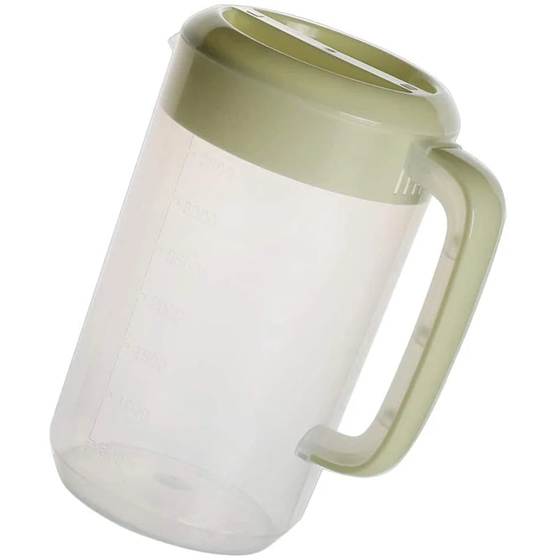 Plastic Kettle With Handle, Used For Hot And Cold Water, Iced Tea And Fruit Drinks, 2.5L