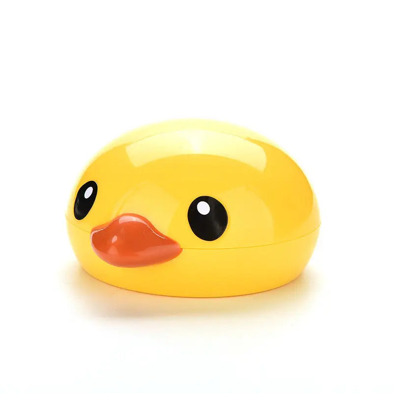 Cute Mini Eyewear Accessories Cartoon Duck Design Contact Lens Box Case Holder Container Case Simple and Cute