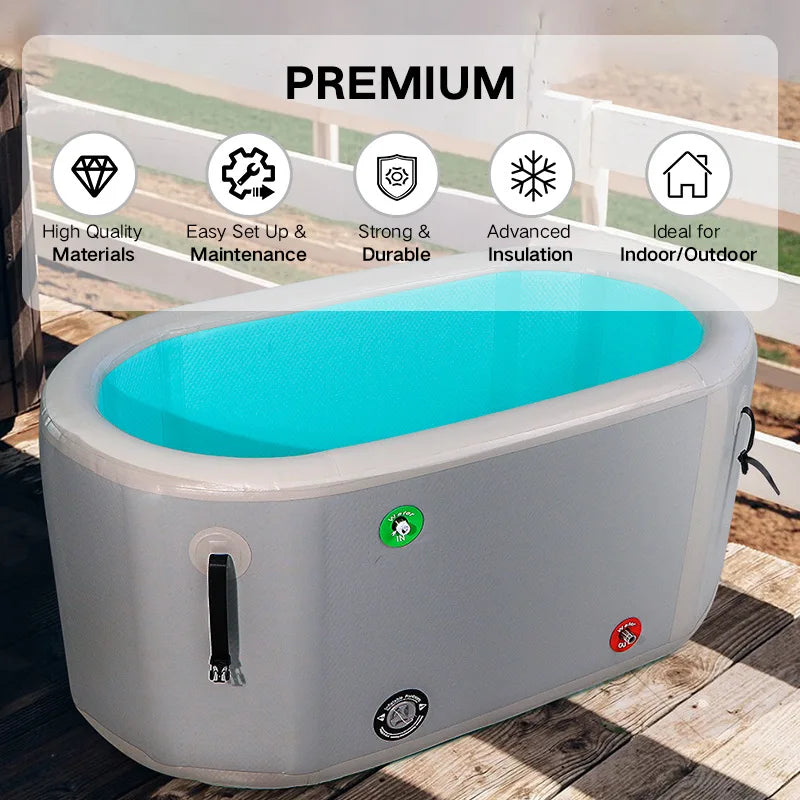 2024 New Hot Selling Ice Bath Air Cooler System Ozone Cold Plunge Smart Wifi Portable Ice Bath Chiller Machine with Water Filter