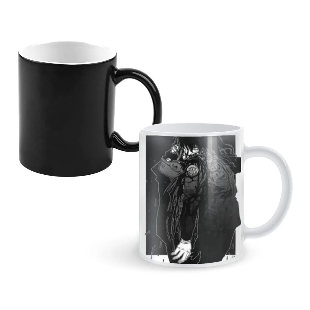 Alucard Hellsing Anime Movie Magic Hot Cold Heat Temperature Sensitive Color-Changing Coffee Tea Milk Mug Cup