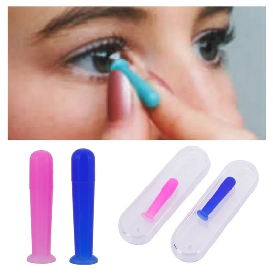 5Pcs/Lot Men Women Handy Silicone Contact Lenses Small Suction Cups Stick for Mini Contact Lens Inserter Remover Tool