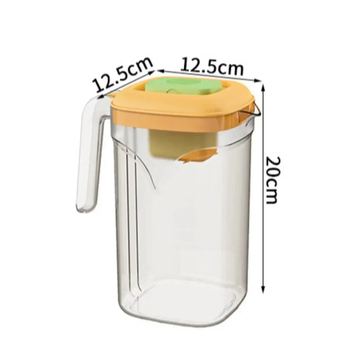 2.2L Cold Water Pot Summer Refrigerator Large Capacity Transparent Drink Bucket Cold Resistant Easy To Clean Plastic Water Jug