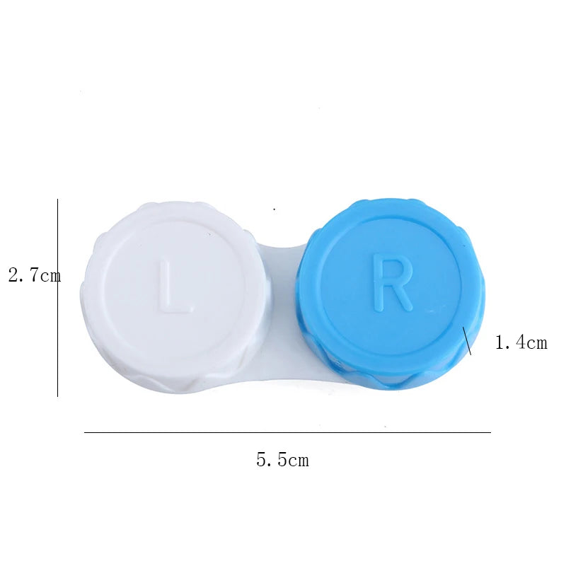 1/2PCS Glasses Cosmetic Contact Lenses Box Contact Lens Case for Eyes Travel Kit Holder Container Travel Accessories Wholesale