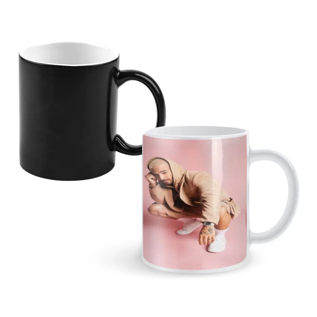 Maluma Magic Hot Cold Heat Temperature Sensitive Color-Changing Coffee Tea Milk Mug Cup