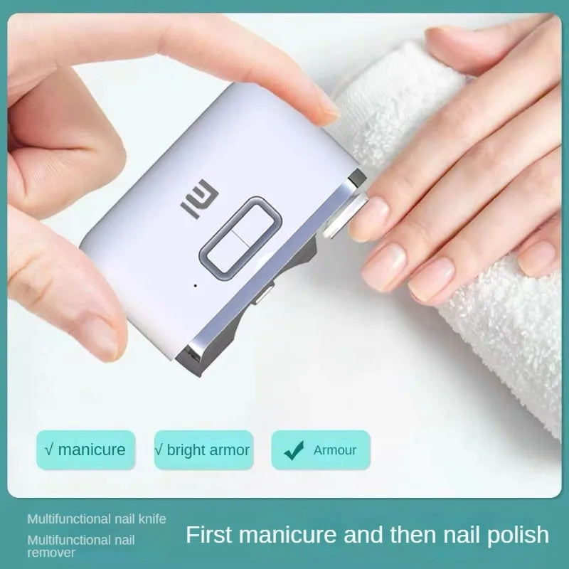 Xiaomi Electric Nail Clippers Mijia Fully Automatic Polished Armor Trim Nail Clipper Smart Home Suitable for Children Manicure