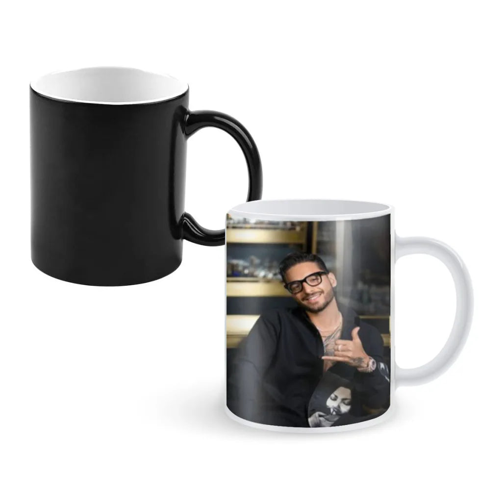 Maluma Magic Hot Cold Heat Temperature Sensitive Color-Changing Coffee Tea Milk Mug Cup