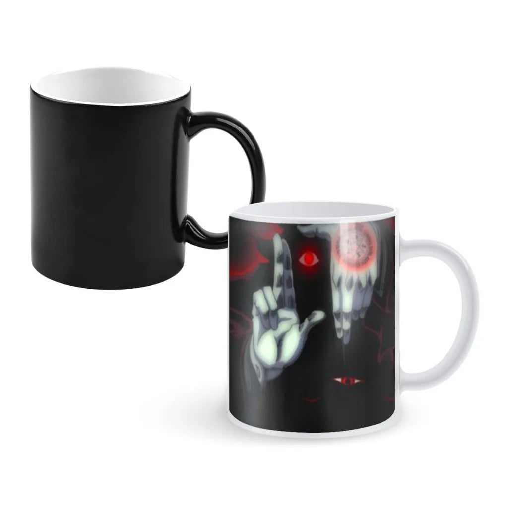 Alucard Hellsing Anime Movie Magic Hot Cold Heat Temperature Sensitive Color-Changing Coffee Tea Milk Mug Cup