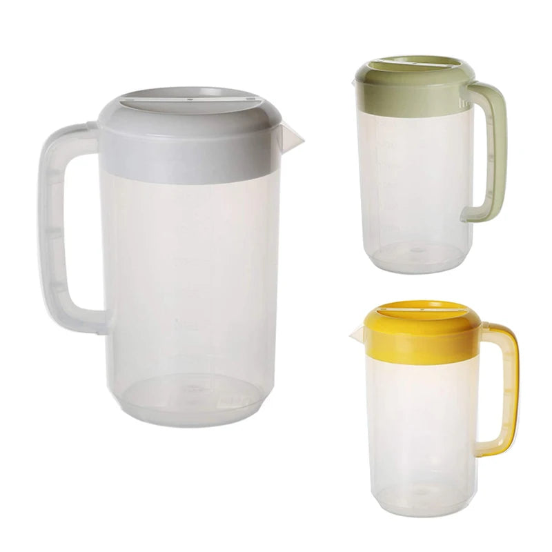 Plastic Kettle With Handle, Used For Hot And Cold Water, Iced Tea And Fruit Drinks, 2.5L