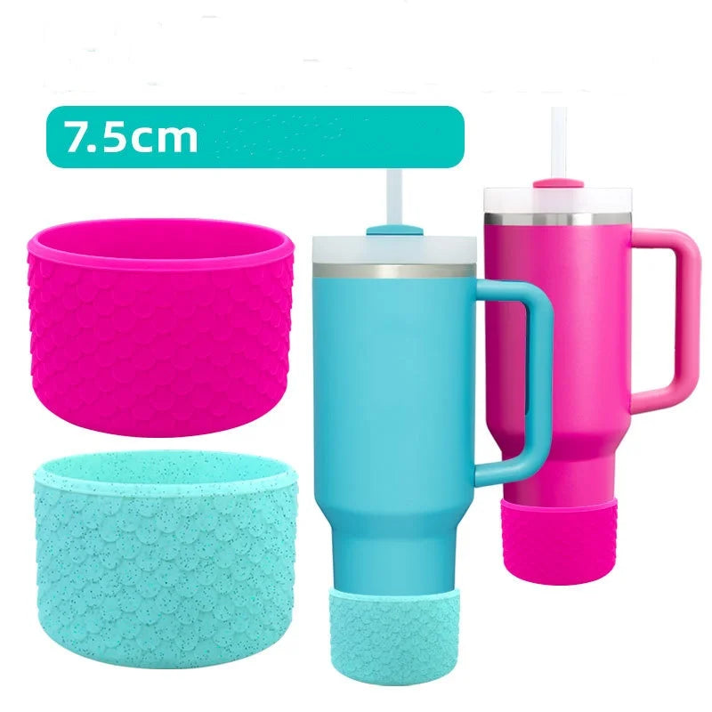 Silicone Boot Sleeve for Stanley 40oz 30oz Tumbler Protective Water Bottle Bottom Bumper Silicone Cup Cover for Stanley Tumbler