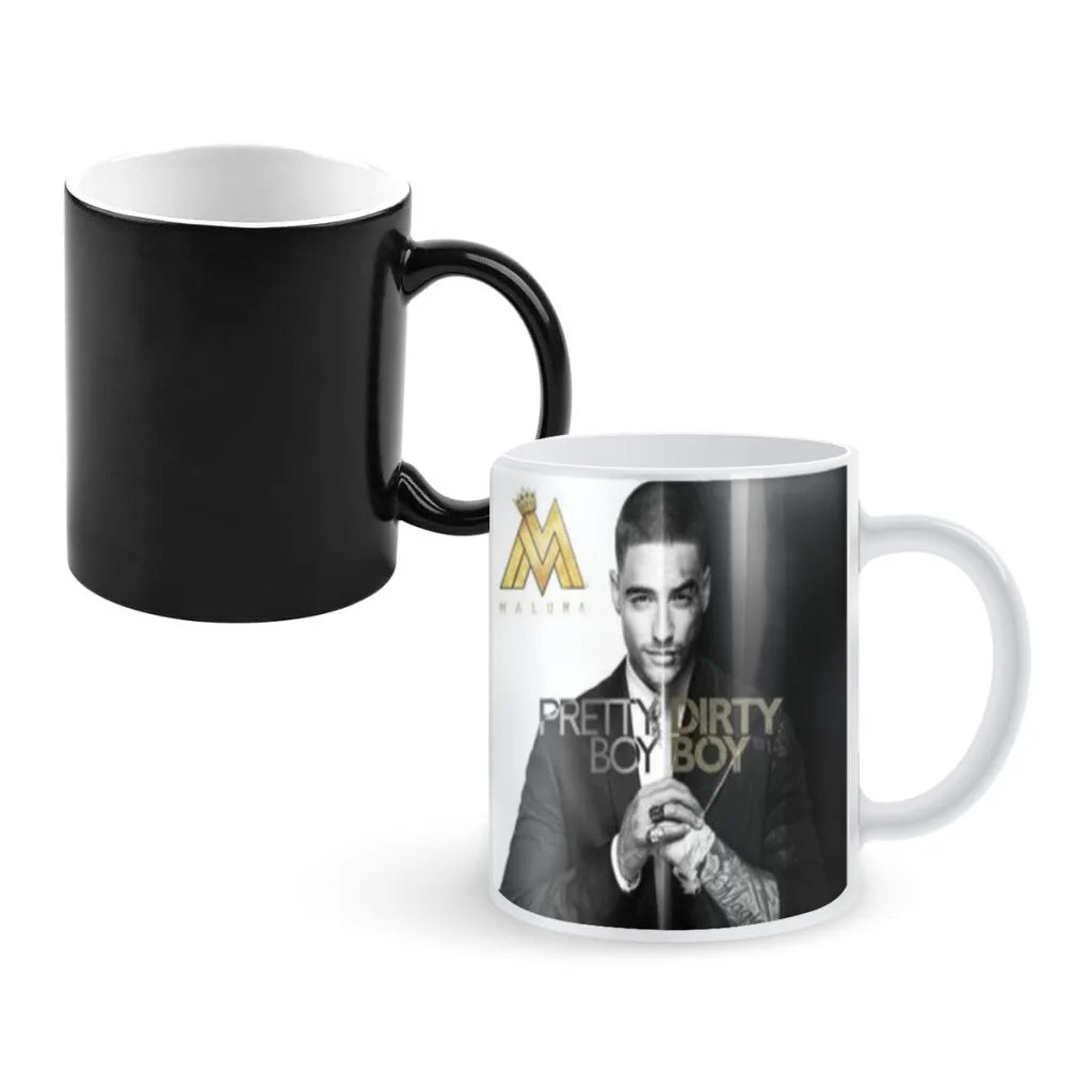 Maluma Magic Hot Cold Heat Temperature Sensitive Color-Changing Coffee Tea Milk Mug Cup