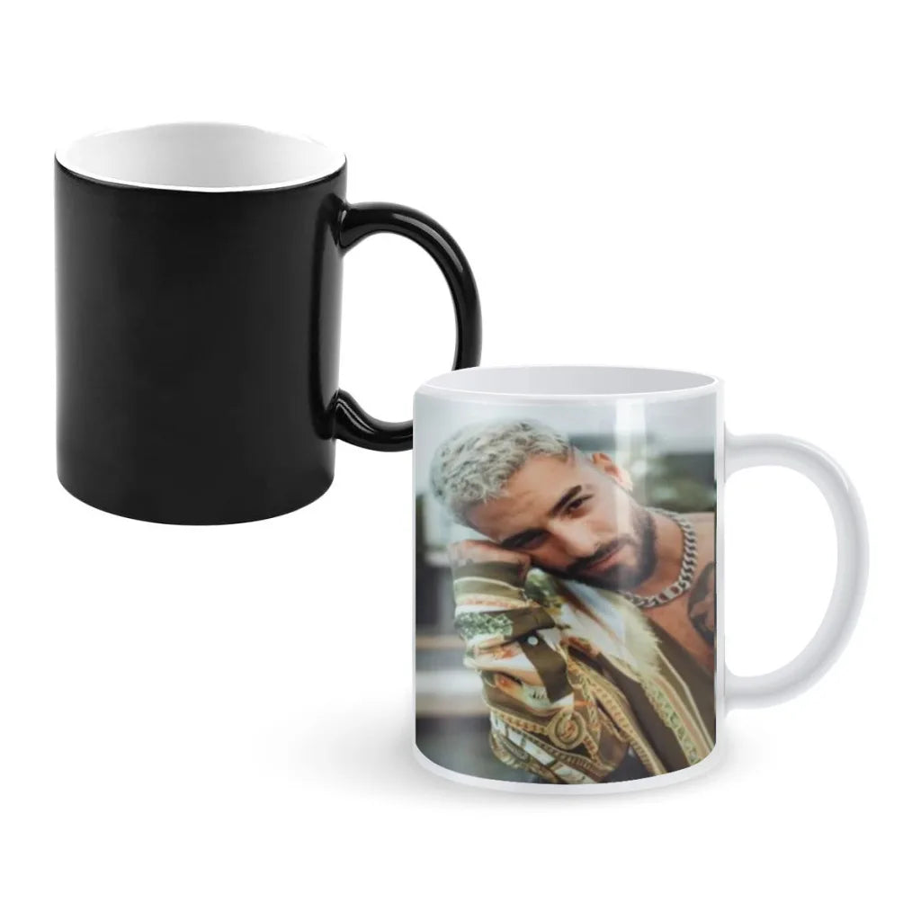 Maluma Magic Hot Cold Heat Temperature Sensitive Color-Changing Coffee Tea Milk Mug Cup