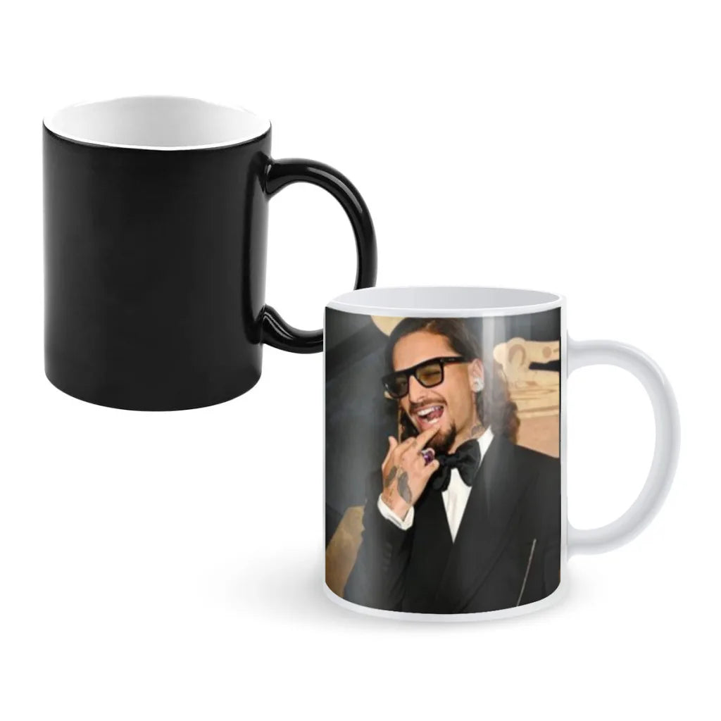 Maluma Magic Hot Cold Heat Temperature Sensitive Color-Changing Coffee Tea Milk Mug Cup