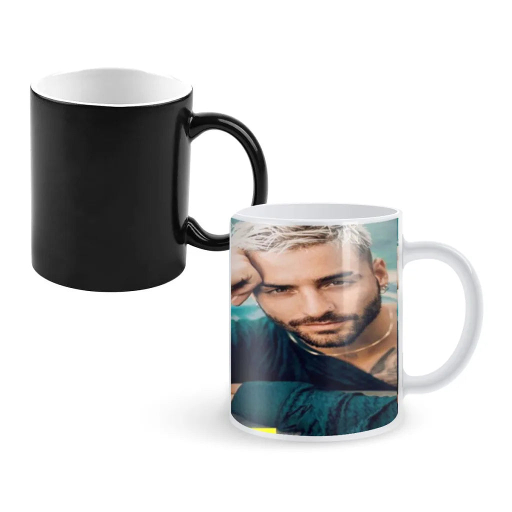 Maluma Magic Hot Cold Heat Temperature Sensitive Color-Changing Coffee Tea Milk Mug Cup